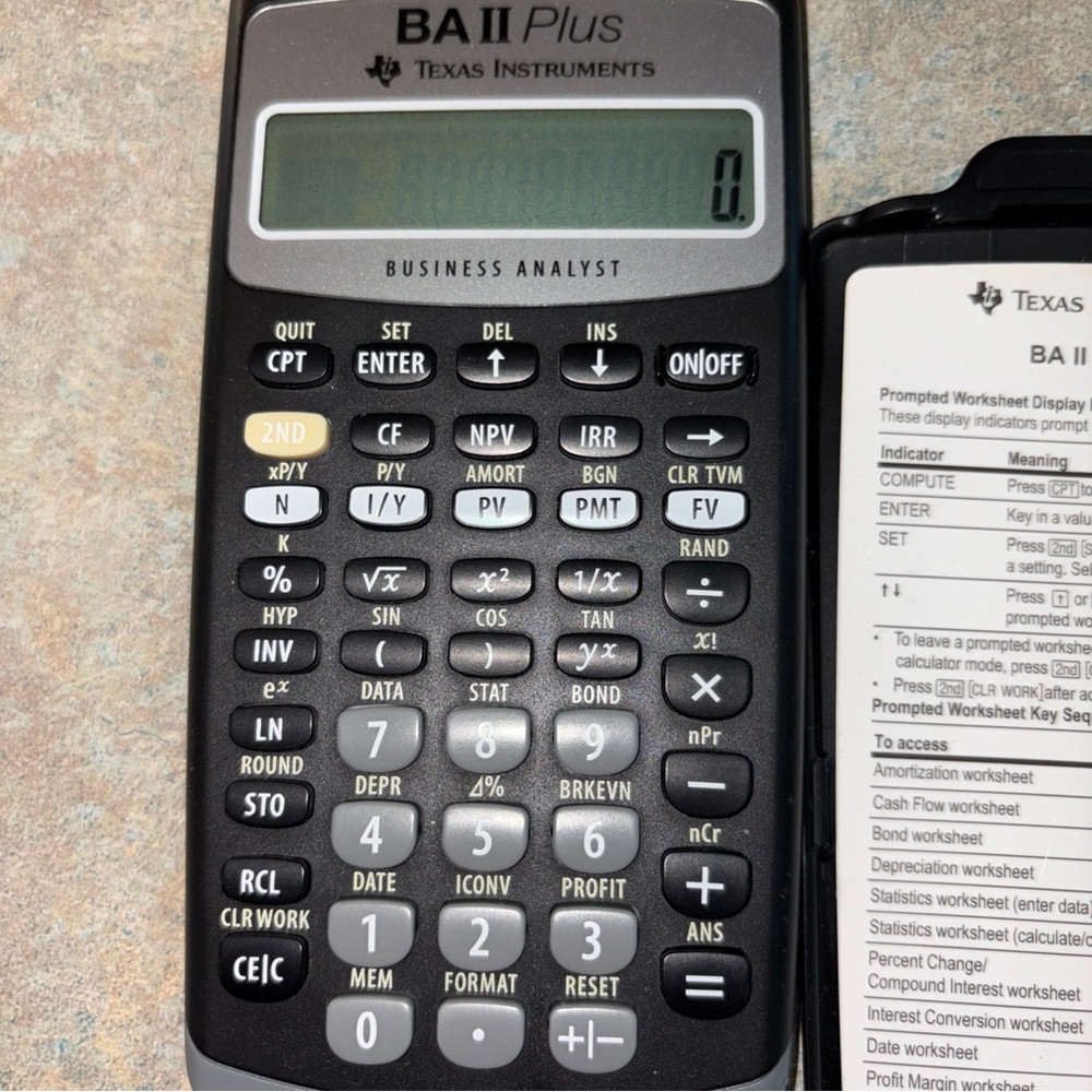 Texas Instruments Black Scientific Calculator - Picture 2 of 4